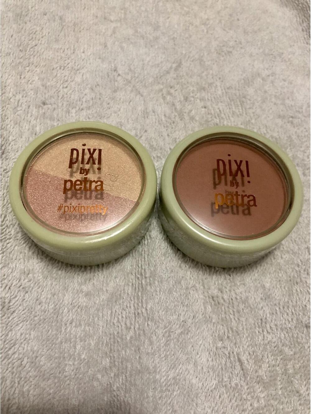 Lot of 2 Pixi by Petra Powder Blush Peach Honey Beach Rose 4.5g BRAND NEW